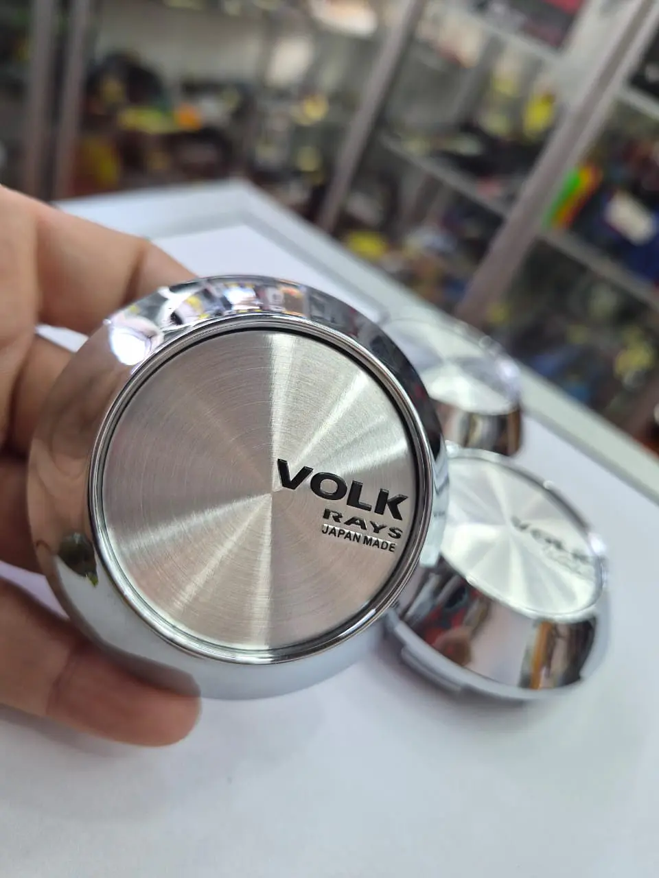 X4 Tapa centro llantas Volk rays 58mm 60mm 2