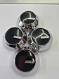 X4 Tapa centro llantas ssr negra 58mm 60mm - Negra Plata - Miniatura 8