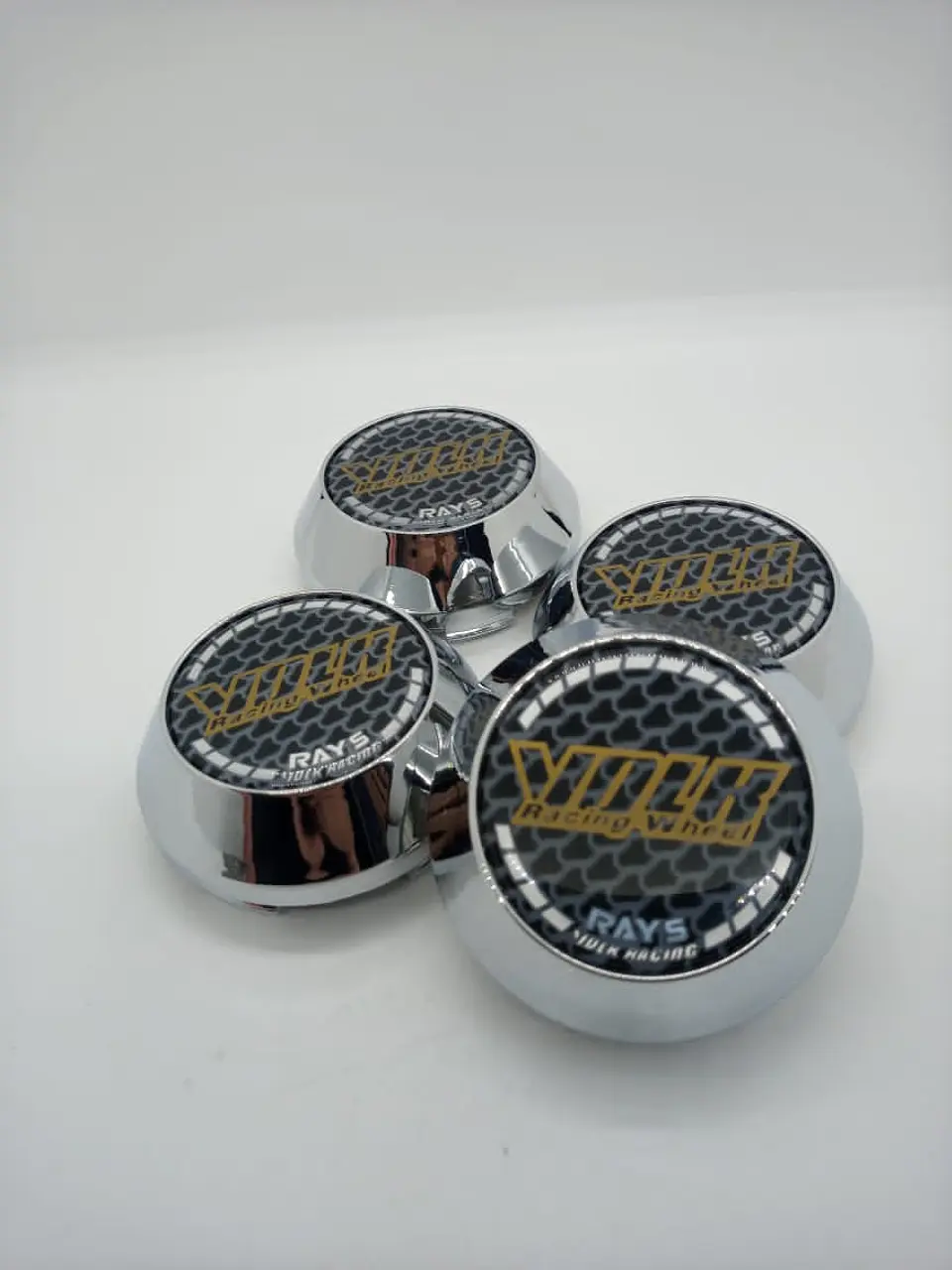 X4 Tapa centro llantas Volk rays 58mm 60mm - Carbono 4