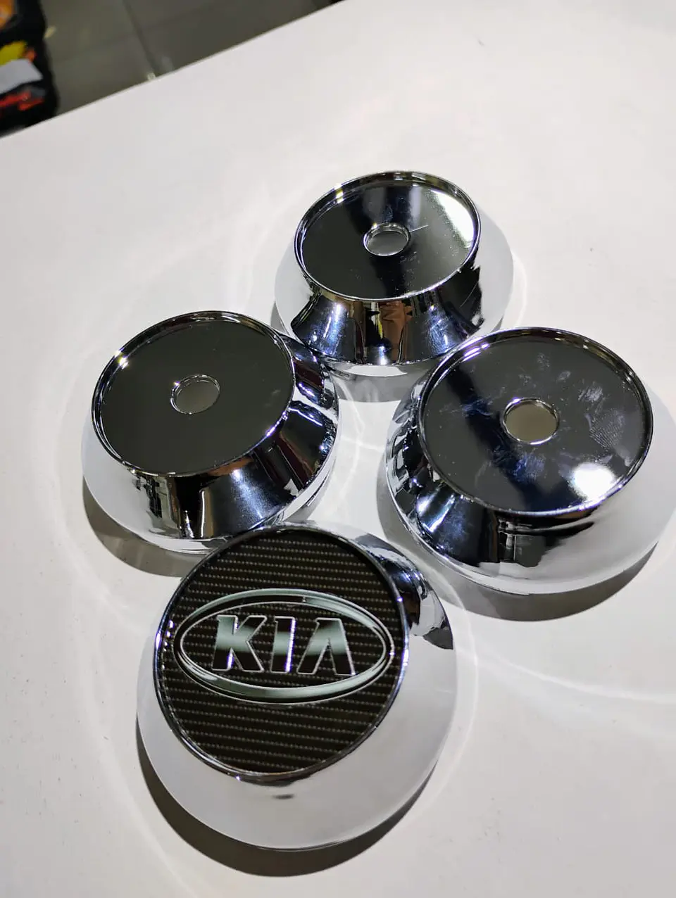 X4 Tapas centro llantas 58mm 60mm - Carbono 2