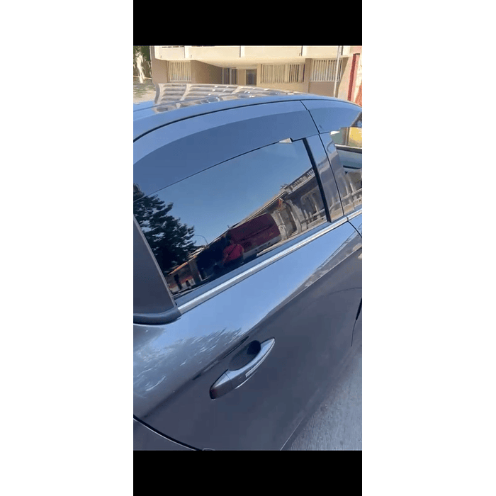 🚘✨ ¡Bota Aguas de Acrílico 2mm plano Negro Brillante a Medida para auto Peugeot 301 de 2017 a 2023 7