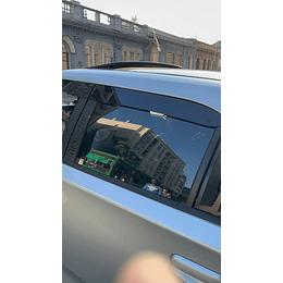 🚘✨ ¡Bota Aguas de Acrílico 2mm plano Negro Brillante a Medida para auto MG3 2019 a 2024