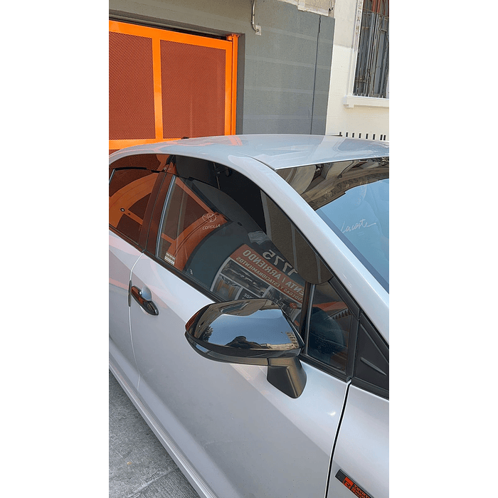 🚘✨ ¡Bota Aguas de Acrílico 2mm plano Negro Brillante a Medida para auto Toyota Corolla Sedan 2022 a 2025 1