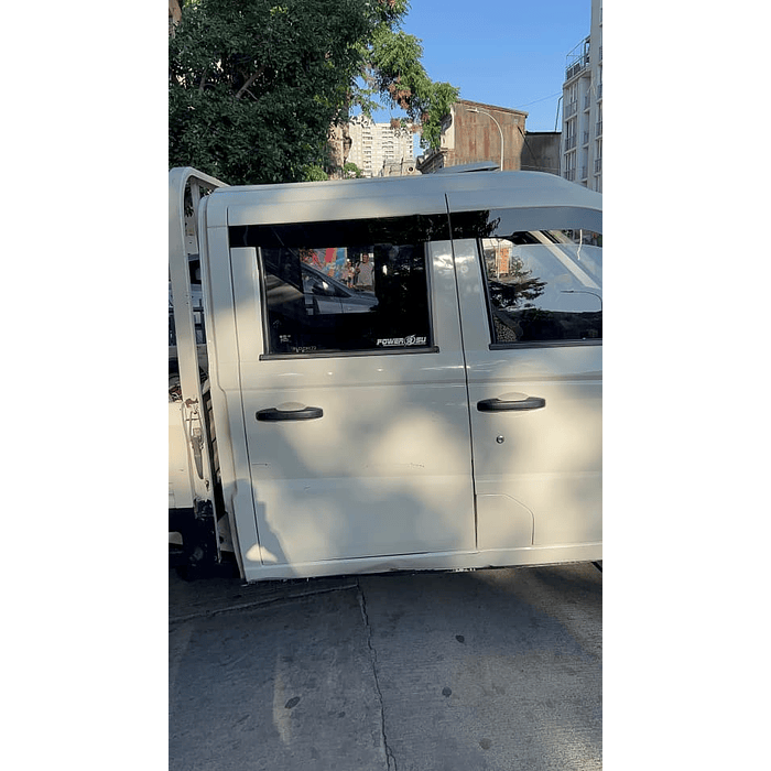 🚘✨ ¡Bota Aguas de Acrílico 2mm plano Negro Brillante a Medida para auto Foton mini truck TM5 2018 a 2024 3