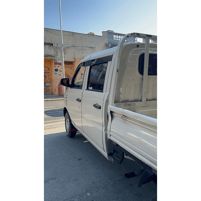 🚘✨ ¡Bota Aguas de Acrílico 2mm plano Negro Brillante a Medida para auto Foton mini truck TM5 2018 a 2024 4