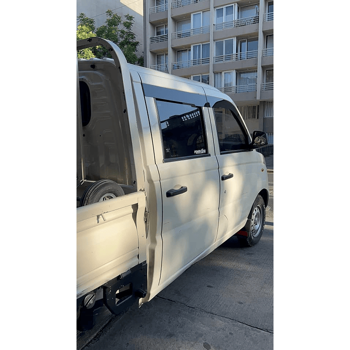 🚘✨ ¡Bota Aguas de Acrílico 2mm plano Negro Brillante a Medida para auto Foton mini truck TM5 2018 a 2024 7