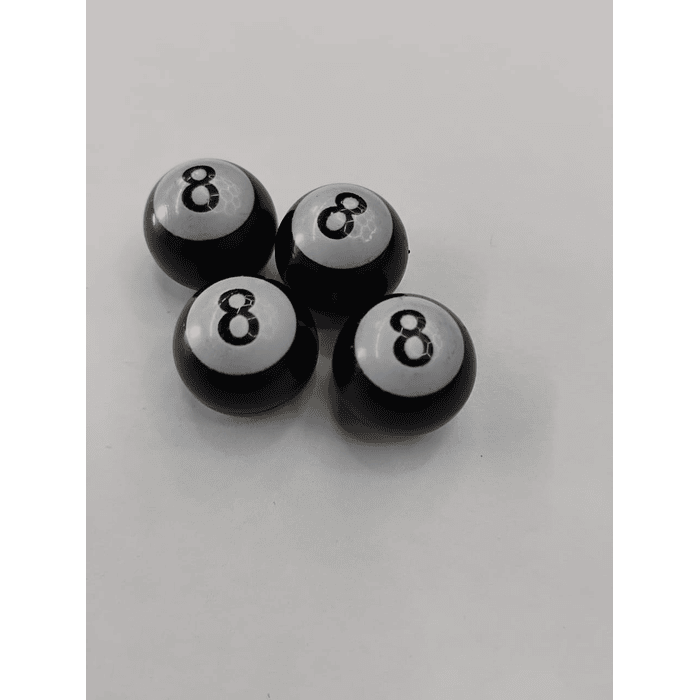 *Set de 4 Tapas de Válvulas Universal Tuning BOLA 8 🎱* 2