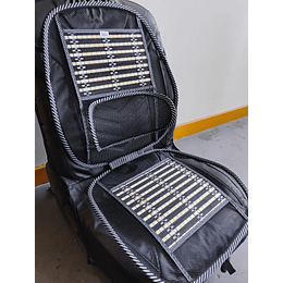 💥Oferta liquidacion💥 X1 Cubre Asiento Respaldo Lumbar Madera Bambú Verano Luxury 