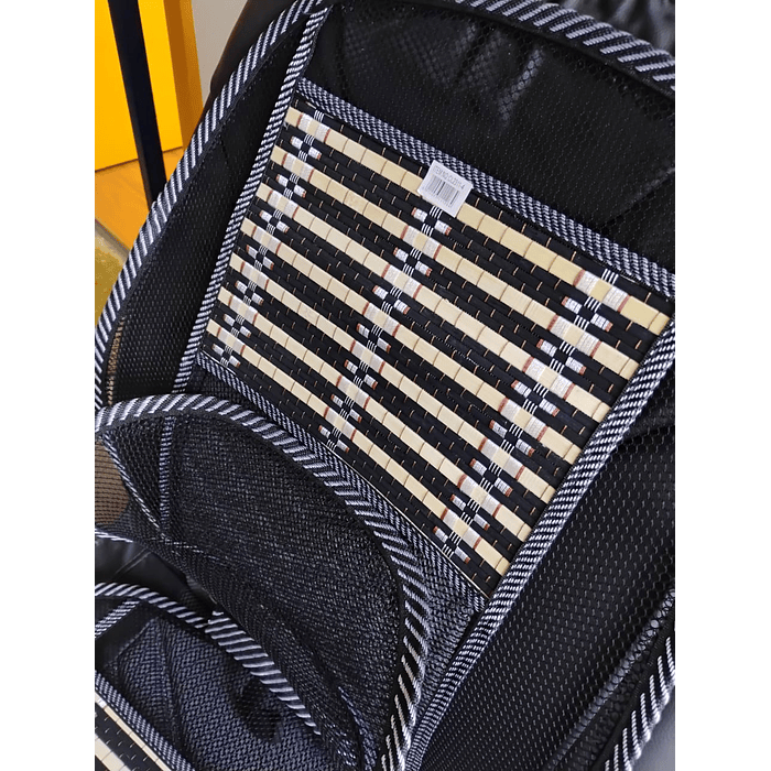 💥Oferta liquidacion💥 X1 Cubre Asiento Respaldo Lumbar Madera Bambú Verano Luxury  14
