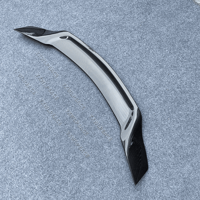 💥Oferta imperdible💥 Aleron trasero de maletero estilo Boca de pato diseño en fibra de carbono medidas 120cm x 16.5cm 8