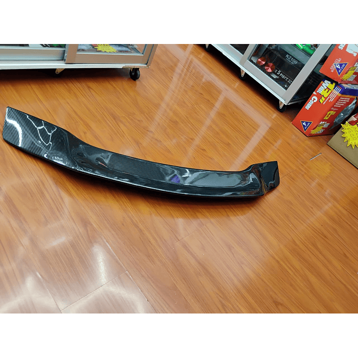 💥Oferta imperdible💥 Aleron trasero de maletero estilo Boca de pato diseño en fibra de carbono medidas 120cm x 16.5cm 15