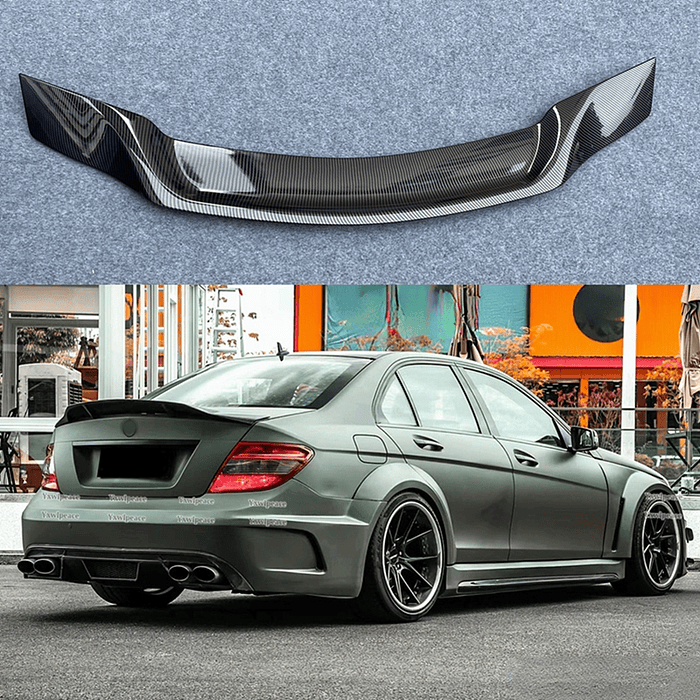 💥Oferta imperdible💥 Aleron trasero de maletero estilo Boca de pato diseño en fibra de carbono medidas 120cm x 16.5cm 22