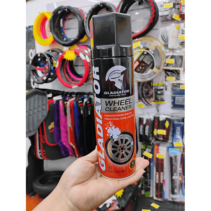 💥Oferta💥 Limpiador protector de llantas rines de autos gladiator desmancha pule y proteje las llantas dejando acabado satinado 500ml 4