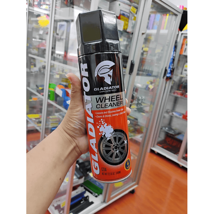 💥Oferta💥 Limpiador protector de llantas rines de autos gladiator desmancha pule y proteje las llantas dejando acabado satinado 500ml 6