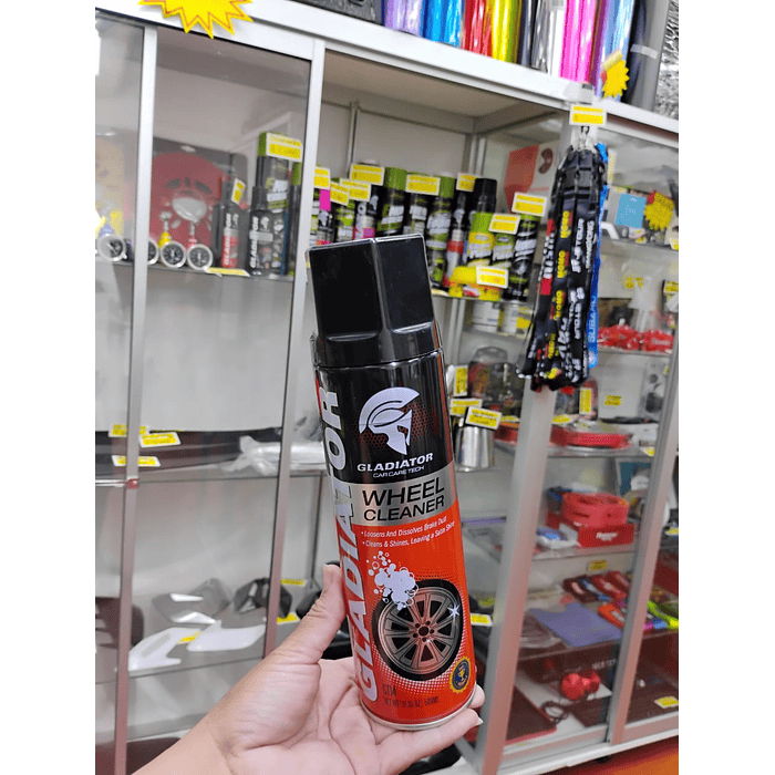 💥Oferta💥 Limpiador protector de llantas rines de autos gladiator desmancha pule y proteje las llantas dejando acabado satinado 500ml 7