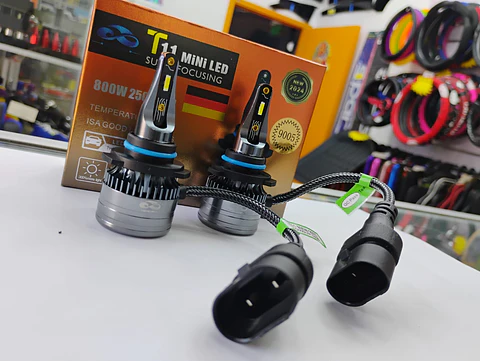 2 Ampolletas 9005 LED Mini Turbo CSP T11 12v/24v 