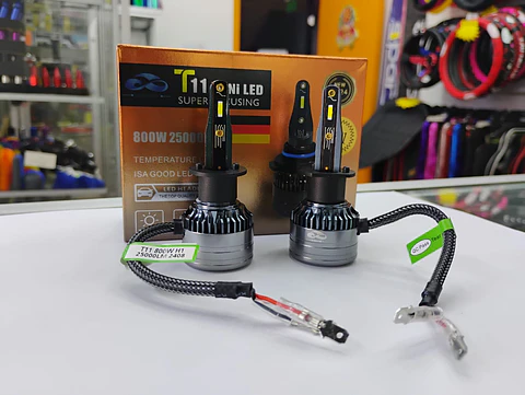 2 Ampolletas H1 LED Mini Turbo CSP T11 12v/24v 