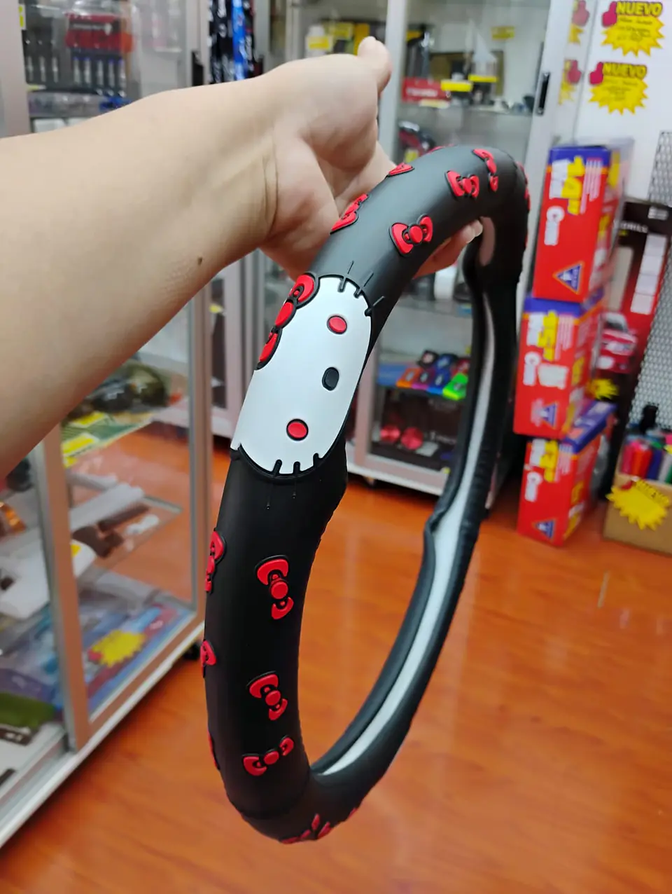 Forro cubre - volantes de goma anti-resbalante medida 38cm Hello 3