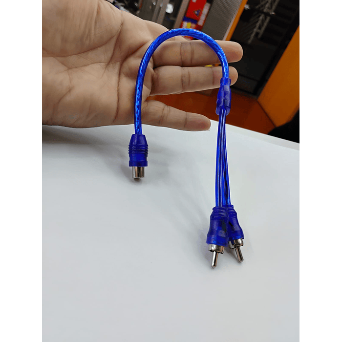💥 Oferta liquidacion 💥  Cable adaptador de audio RCA en forma Y señal estéreo 2 machos x 1 hembra precio 2.499 pesos 1