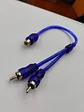 Cable adaptador sonido audio RCA 2 Machos 1 Hembra - thumbnail 3