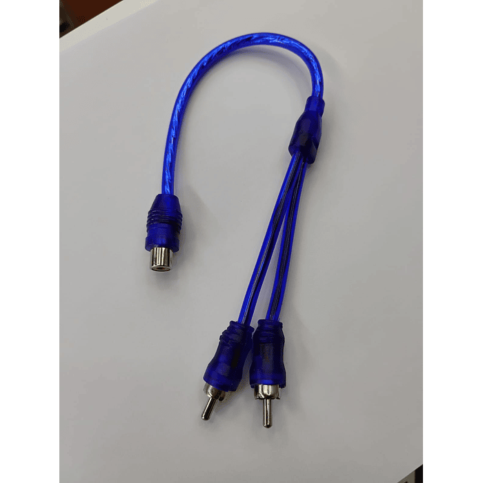 💥 Oferta liquidacion 💥  Cable adaptador de audio RCA en forma Y señal estéreo 2 machos x 1 hembra precio 2.499 pesos 4