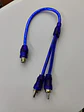 Cable adaptador sonido audio RCA 2 Machos 1 Hembra - thumbnail 4