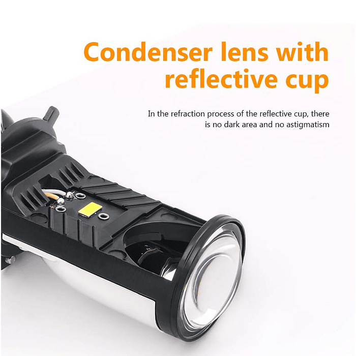 💥SUPER LIQUIDACION REMATE💥   X2 Ampolletas de faros delanteros de Auto H4 proyector lupa LED Canbus 20.000 lumenes 150W 6000K  12-24v alta y baja 6