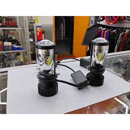 💥SUPER LIQUIDACION REMATE💥   X2 Ampolletas de faros delanteros de Auto H4 proyector lupa LED Canbus 20.000 lumenes 150W 6000K  12-24v alta y baja