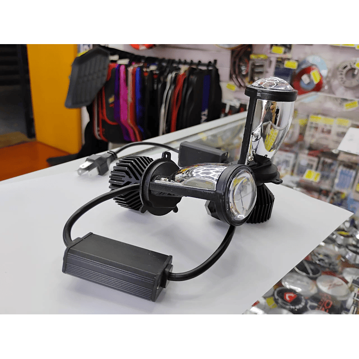 💥SUPER LIQUIDACION REMATE💥   X2 Ampolletas de faros delanteros de Auto H4 proyector lupa LED Canbus 20.000 lumenes 150W 6000K  12-24v alta y baja 13