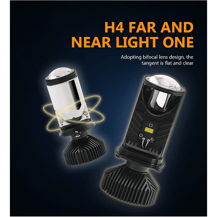 💥SUPER LIQUIDACION REMATE💥   X2 Ampolletas de faros delanteros de Auto H4 proyector lupa LED Canbus 20.000 lumenes 150W 6000K  12-24v alta y baja 21