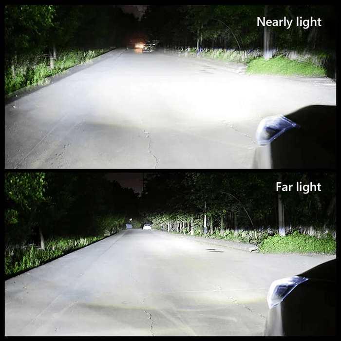 💥SUPER LIQUIDACION REMATE💥   X2 Ampolletas de faros delanteros de Auto H4 proyector lupa LED Canbus 20.000 lumenes 150W 6000K  12-24v alta y baja 22