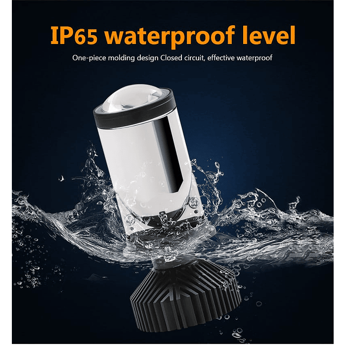 💥SUPER LIQUIDACION REMATE💥   X2 Ampolletas de faros delanteros de Auto H4 proyector lupa LED Canbus 20.000 lumenes 150W 6000K  12-24v alta y baja 27