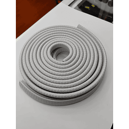 🔥OFERTA🔥 MOLDURA PROTECTORA UNIVERSAL TIPO U  5 METROS GRIS CLARO 