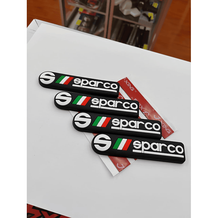 💥 ¡SUPER OFERTA LIMITADA! 💥 SET X4 TOPES DE PROTECCIÓN UNIVERSAL - COLOR NEGRO SPARCO  1