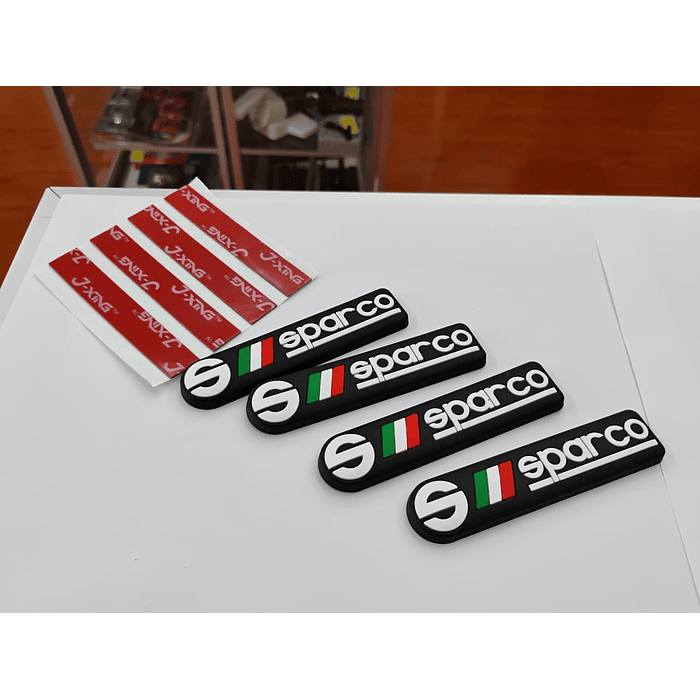 💥 ¡SUPER OFERTA LIMITADA! 💥 SET X4 TOPES DE PROTECCIÓN UNIVERSAL - COLOR NEGRO SPARCO  2