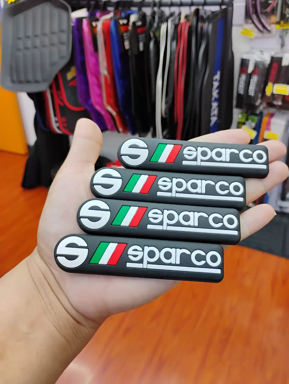 Set x4 topes de protección universal - Color negro sparco 3