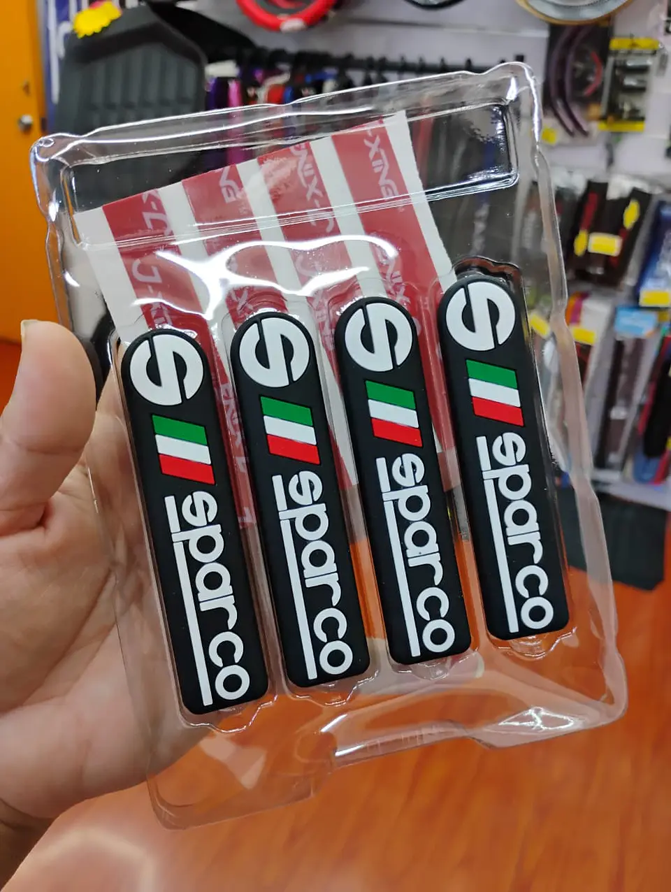 Set x4 topes de protección universal - Color negro sparco 5