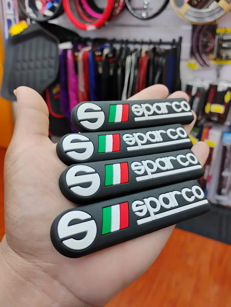 Set x4 topes de protección universal - Color negro sparco 6