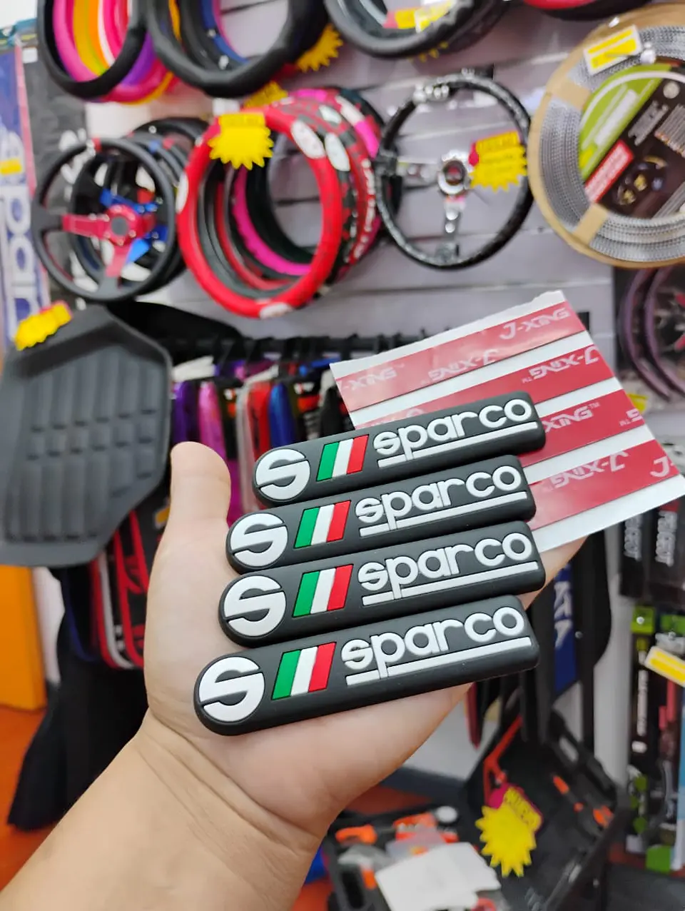 Set x4 topes de protección universal - Color negro sparco 9