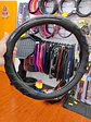Forro Cubre Volante de Eco Cuero Negro con detalles de Carbono - thumbnail 6