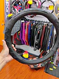 Forro Cubre Volante de Eco Cuero Negro con detalles de Carbono - thumbnail 7