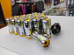 Set tuercas de seguridad Volk Racing, doble protección - Plata/Dorado - Miniatura 5