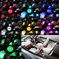 Tiras led de atmosfera interior de autos rgb tunning - thumbnail 7