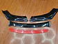LIP BUMPER / FALDÓN DELANTERO kit de 4 piezas Negro brillante con Rojo - thumbnail 5