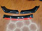 LIP BUMPER / FALDÓN DELANTERO kit de 4 piezas Negro brillante con Rojo - thumbnail 25