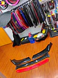 LIP BUMPER / FALDÓN DELANTERO kit de 4 piezas Negro brillante con Rojo - thumbnail 26