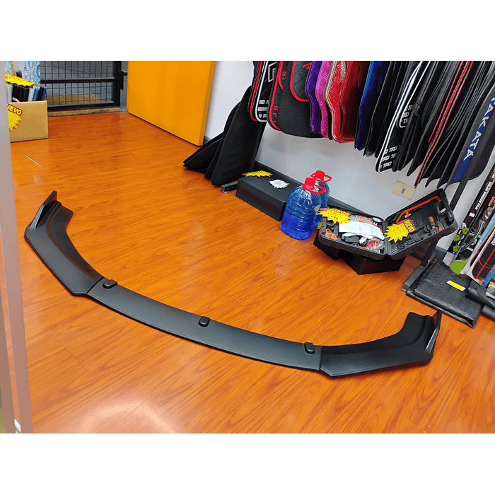 ¡Oferta imperdible! 🔥   *Front Lip / Bumper Faldón Delantero* (3 piezas Negro mate)  13