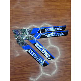 ¡Oferta de liquidación! 🚗💨 Cubre Zócalos / Pisadera Multifunción en Acrílico Protector para Autos Universal Nissan Sentra 