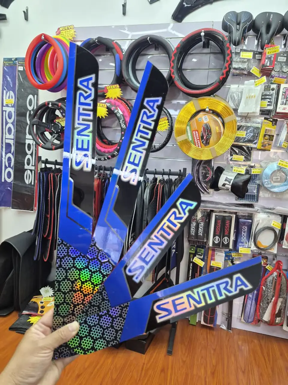 Cubre zócalos/pisadera multifunción acrílico - Nissan Sentra 14