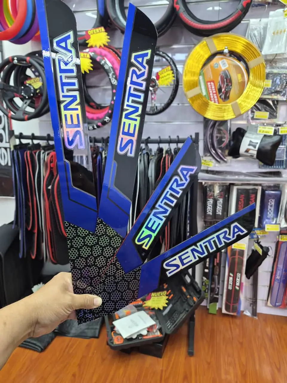 Cubre zócalos/pisadera multifunción acrílico - Nissan Sentra 15